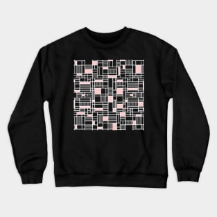 Map Lines Blush Crewneck Sweatshirt